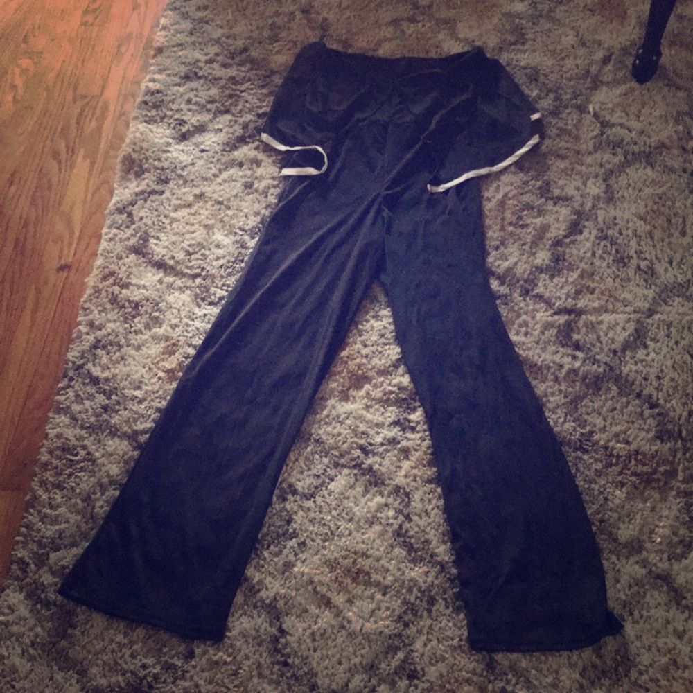 Size med pull on one piece off shoulder romper